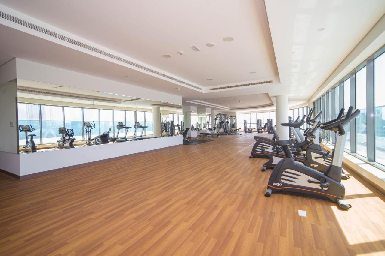 Elegant 2Br View With Rooftop Pool The Bay Dubai Eksteriør billede