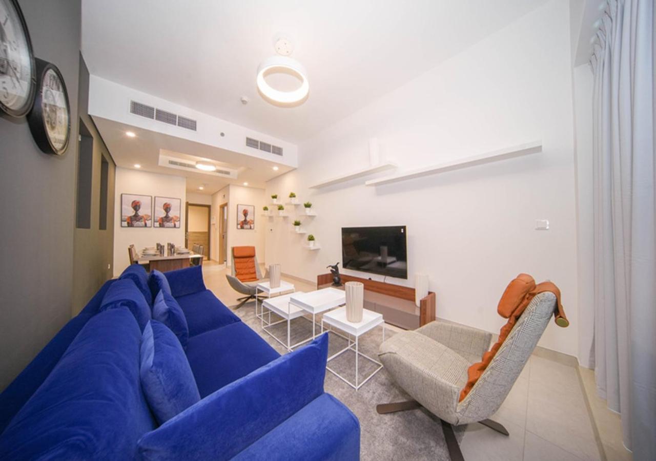 Elegant 2Br View With Rooftop Pool The Bay Dubai Eksteriør billede